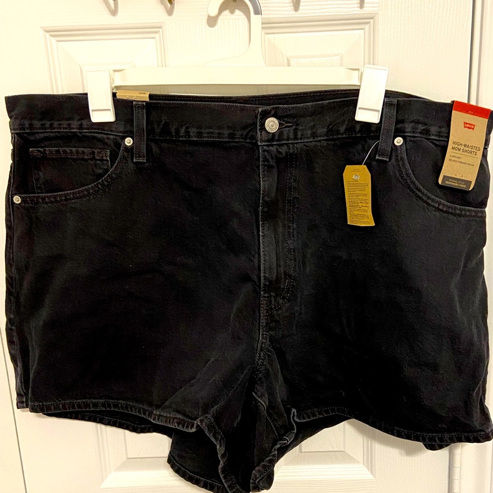 Levi’s High Waisted Mom Jean Shorts